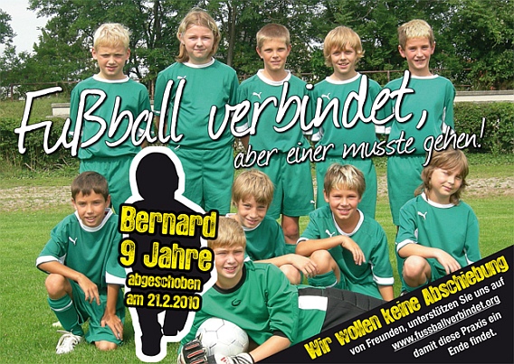 Fussball verbindet - aber einer musste gehen.